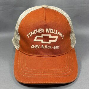 Tincher Williams Strap Back Hat Cap Cobra Trucker Chevrolet Chevy Kentucky Mens